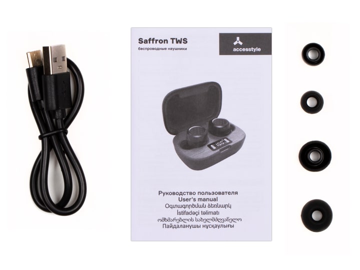 Наушники Accesstyle Saffron TWS Black артикул A135149-1-5