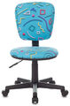 Кресло Бюрократ CH-204NX/STICK-BLUE (Children chair CH-204NX blue Sticks 06 cross plastic) артикул A148224-1-2