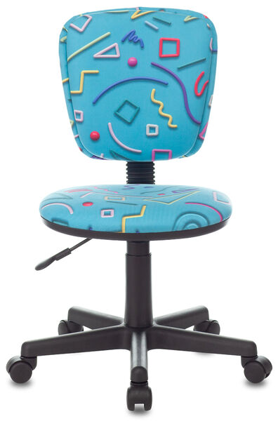 Кресло Бюрократ CH-204NX/STICK-BLUE (Children chair CH-204NX blue Sticks 06 cross plastic) артикул A148224-1-2
