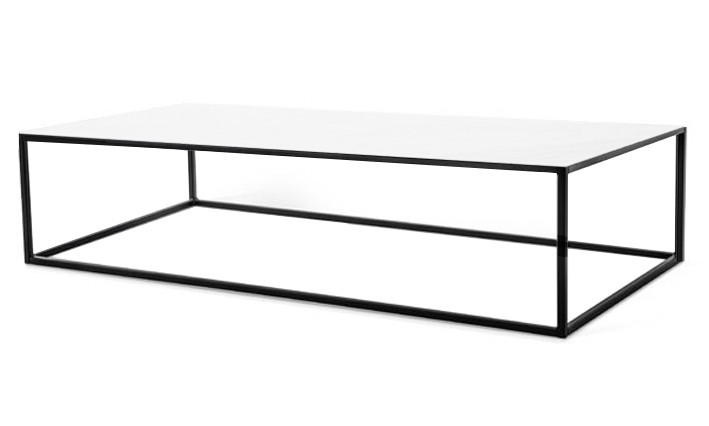 Столик Sonorous CTR-120G-WHT-BLK артикул A128008-1