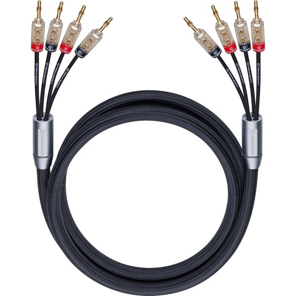 Акустический кабель Oehlbach STATE OF THE ART XXL Fusion Two Cable Set, 2x2,0m, bi-amping w.banana, D1C14323 артикул A159770-1-2