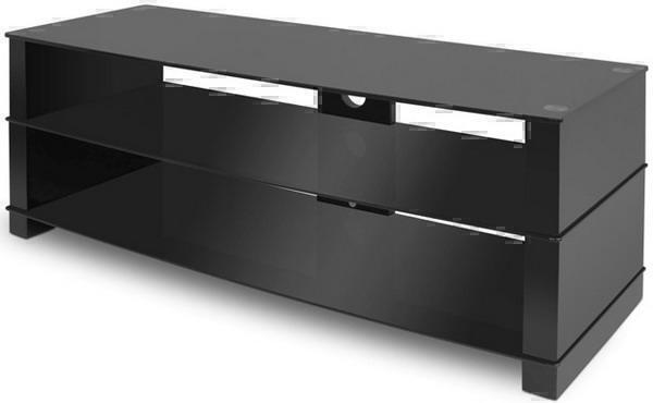 Тумбы под телевизор De Conti Cubo XL черное стекло-черный артикул X33943031-1