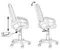 Кресло Бюрократ CH-1300/T-15-21 (Office chair CH-1300 black Престиж+ cross plastic) артикул A148144-1-6