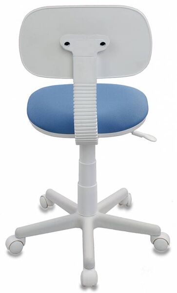 Кресло Бюрократ CH-W201NX/26-24 (Children chair CH-W201NX blue 26-24 cross plastic plastik белый) артикул A148268-1-4