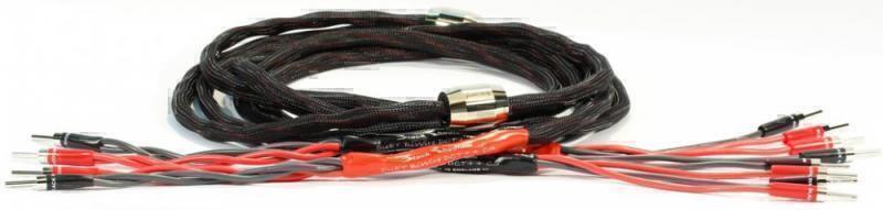 Black Rhodium DUET DCT++ Crystal Sound Rhodium banana Plug BiWire 3.0m, Готовый акустический кабель артикул X33921266-1-2