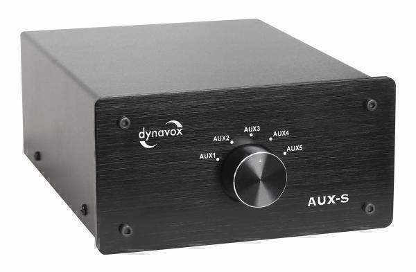 Коммутатор акустического сигнала Dynavox AUX-S black артикул X34104311-1 в интернет-магазине «HiFi-Trade»