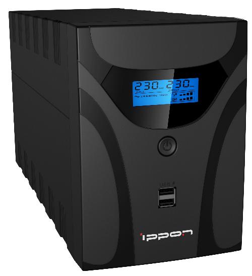 Блок бесперебойного питания Ippon Smart Power Pro II 2200 Black артикул A150565-1 в интернет-магазине «HiFi-Trade»