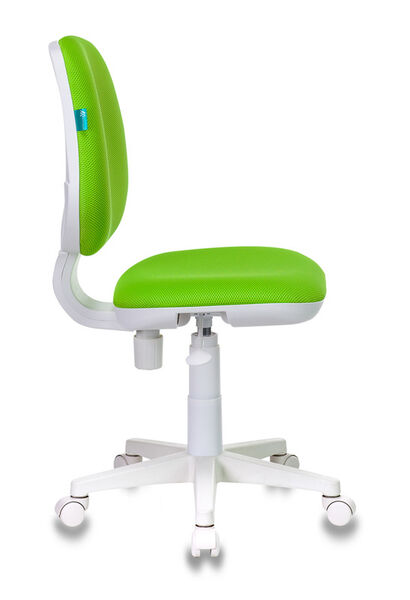 Кресло Бюрократ CH-W213/TW-18 (Children chair CH-W213 l-green TW-18 cross plastic plastik белый) артикул A148182-1-3