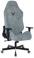 Кресло Knight N1 SKY (Game chair Knight N1 Fabric grey/l.blue Light-28 headrest cross metal) артикул A148246-1-3
