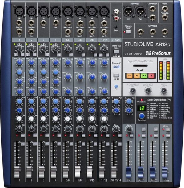 Аналоговый микшер PreSonus StudioLive AR12c артикул A131218-1