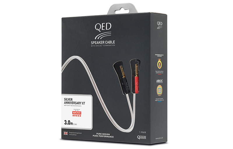 Акустический кабель QED SILVER ANN XT Pre-Terminated Speaker Cable 3.0m QE1432 артикул A107094-1