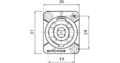 Разъем Roxtone RS4MD-T артикул A135650-1-2