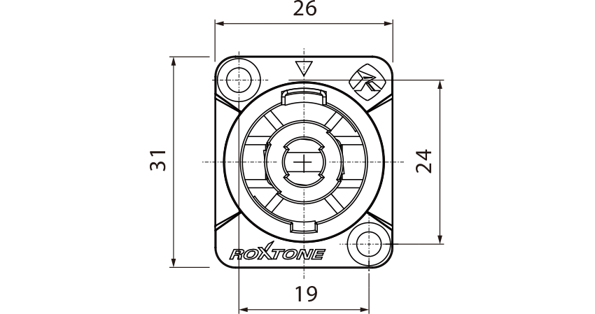 Разъем Roxtone RS4MD-T артикул A135650-1-2