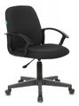 Кресло Бюрократ CH-808-LOW/#B (Office chair CH-808-LOW black 3С11 low back cross plastic) артикул A148244-1-1