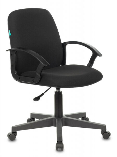 Кресло Бюрократ CH-808-LOW/#B (Office chair CH-808-LOW black 3С11 low back cross plastic) артикул A148244-1