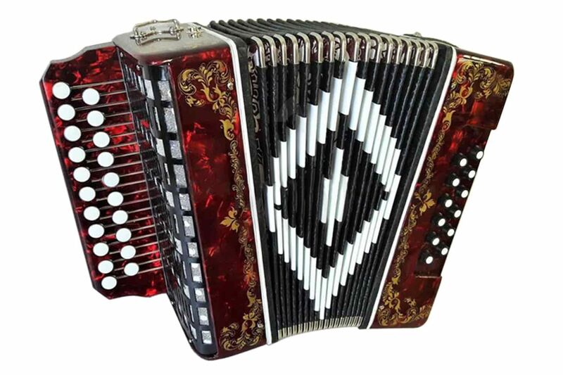 Гармонь Шуйская гармонь SZ48/1ХL-A-RED «Чайка» 21х12-II артикул A162412-1