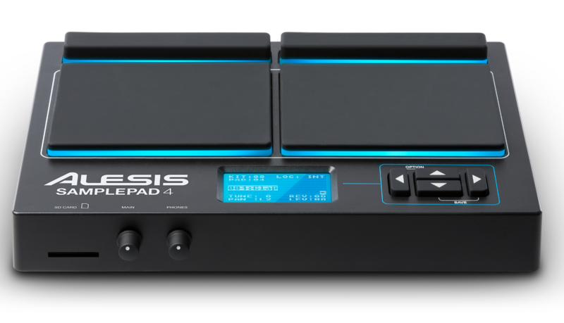 Барабанный MIDI контроллер Alesis SamplePad 4 артикул A124177-1-3