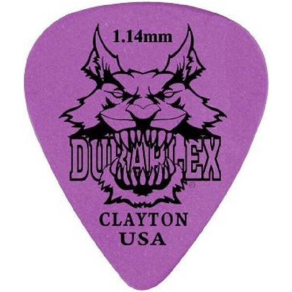 Медиаторы CLAYTON DXS114/12 - 1.14 mm DELRIN стандартные 12 шт артикул A167902-1