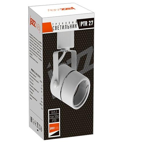 Светильник-прожектор трековый PTR JazzWay 27 GU5.3 IP20 230В WH бел. 5039124 артикул A161396-1-3