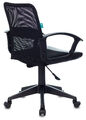 Кресло Бюрократ CH-590/BLACK (Office chair CH-590 black seatblack eco.leather/gauze cross plastic) артикул A148242-1-4