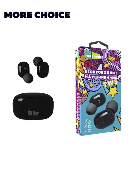 Наушники More choice BW15 TWS black артикул A148569-1-2
