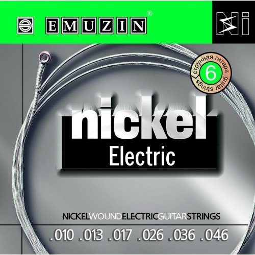 Струны для электрогитары Emuzin Nickel Electric 6n 10-46 артикул A168455-1 в интернет-магазине «HiFi-Trade»