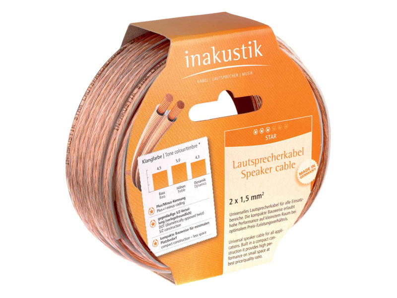 Акустический кабель In-Akustik Star LS-Reels 2x1.5 mm2 20.0m #003021020 артикул A103238-1