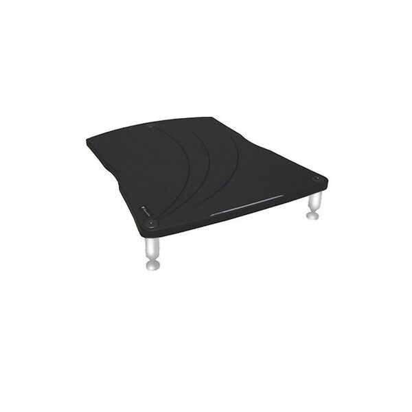 Подставка для усилителей мощности Bassocontinuo VIELLA 2.1 Cerbero Black bottom shelf (ножки белые) артикул A164661-1
