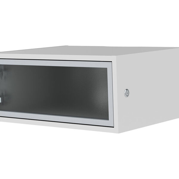 Полка закрытая SMS X Media Box white артикул A104831-1