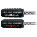 Разъем Wire World Silver Set Screw Banana 10ga ABS Shell (4p.)