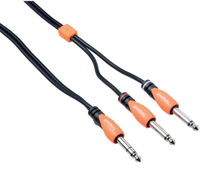 Кабель межблочный стерео Jack-2Jack Bespeco SLYS2J180 1.8 m артикул A146561-1