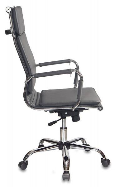Кресло Бюрократ CH-993/GREY (Office chair CH-993 grey eco.leather cross metal хром) артикул A148264-1-3