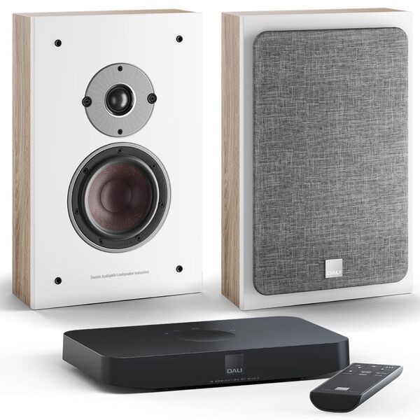 Комплект Dali Oberon OnWall C Light Oak + Sound Hub Compact артикул A134888-1