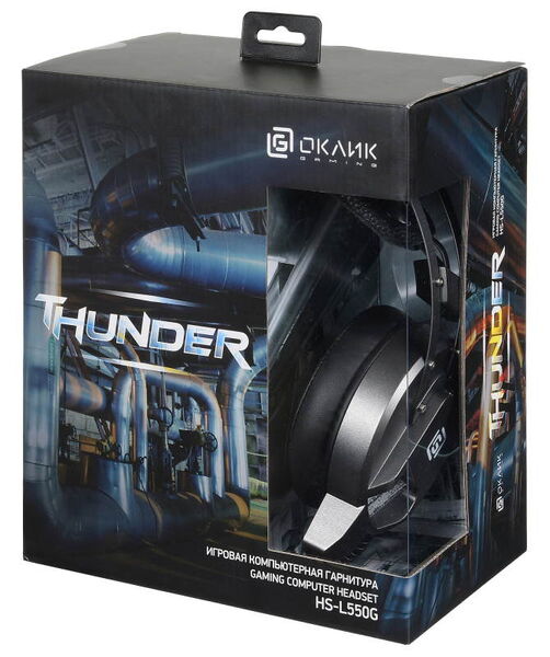 Игровая гарнитура Oklick HS-L550G THUNDER black артикул A138752-1-13