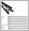 Ферма алюминиевая Dura Truss DT 23-050 артикул A125817-1-3