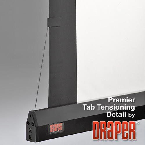 Экран Draper Premier HDTV (9:16) 185/73" 91*163 XT1000V (M1300) ebd 40" case black артикул A108351-1-2