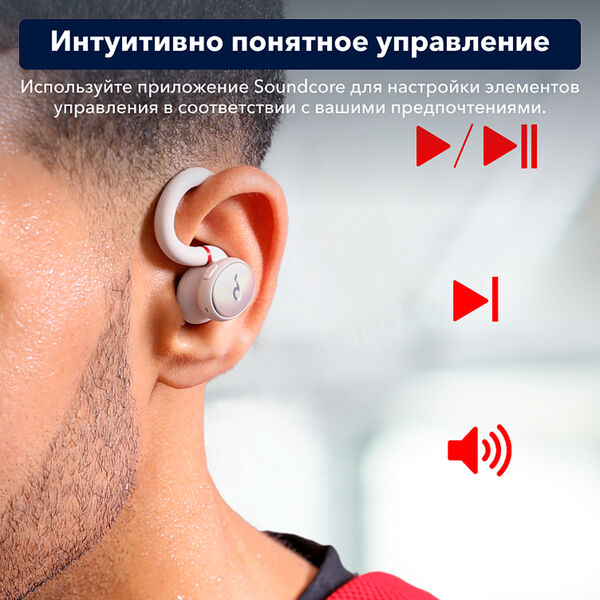 True wireless наушники Soundcore Sport X10 White артикул A161303-1-13