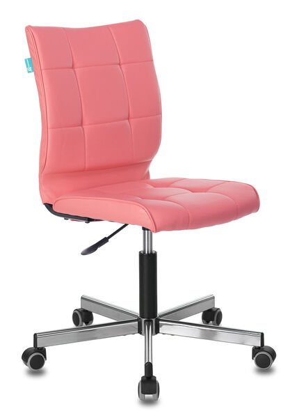 Кресло Бюрократ CH-330M/PINK (Office chair CH-330M pink Lincoln 205 eco.leather cross metal хром) артикул A148311-1 в интернет-магазине «HiFi-Trade»