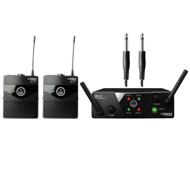 Радиосистема AKG WMS40 Mini2 Instrumental Set US25AC (537.5/539.3МГц) артикул A110792-1