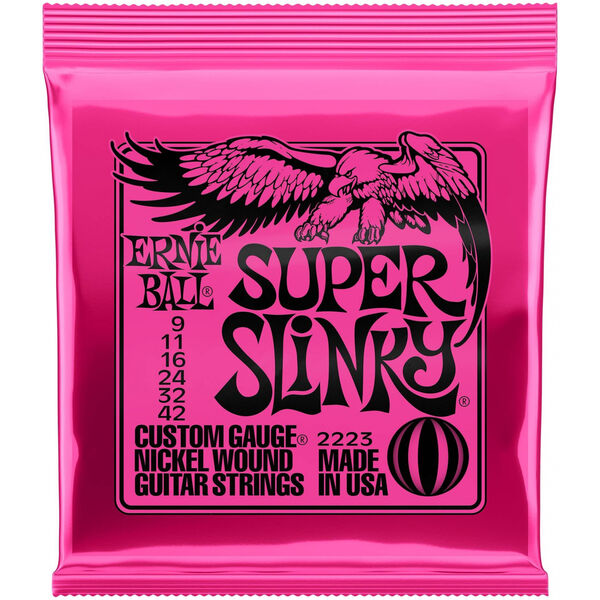 Струны для электрогитары Ernie Ball 2223 Nickel Wound Super Slinky артикул A168494-1