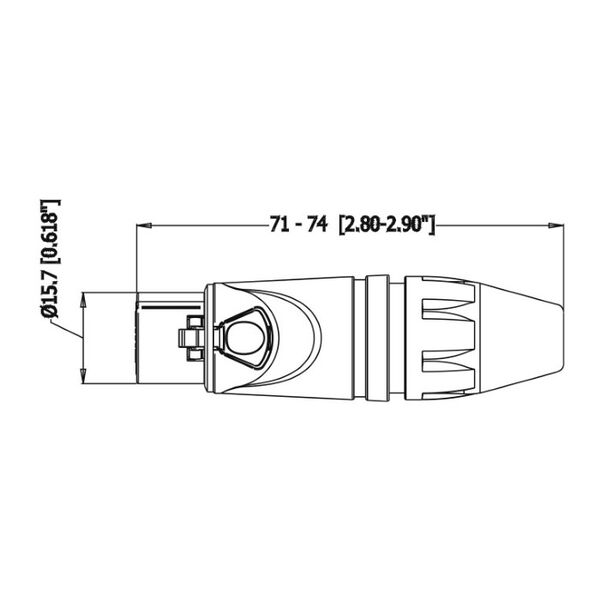 Разъем Amphenol AX5F артикул A121715-1-2
