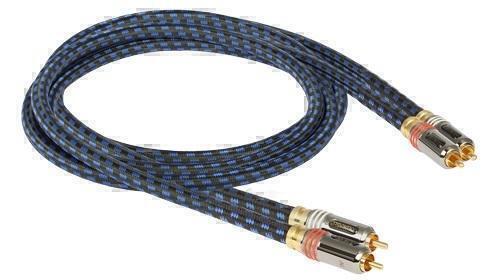 Аудиокабели RCA GoldKabel Highline Cinch Rhodium (Stereo) 1m артикул X33907824-1