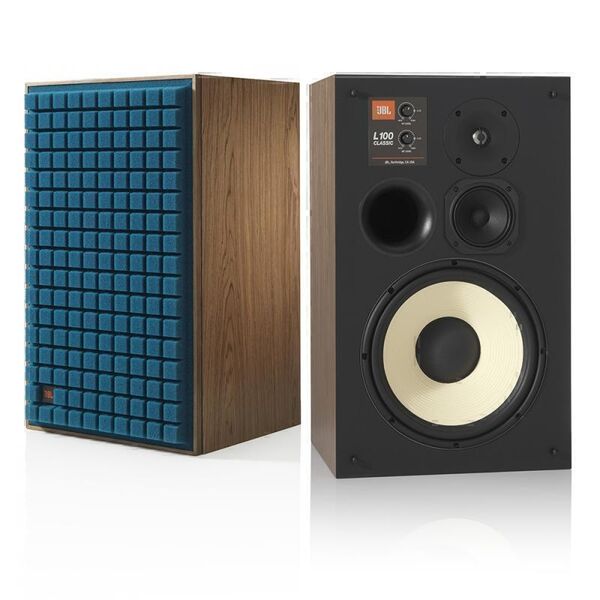 Полочная акустика JBL L100 walnut/blue артикул X34081239-1
