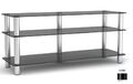 Тумбы под телевизор Metaldesign MD 505 plazma дымчатое стекло-чёрный артикул X33964683-1-1