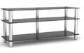 Тумба под телевизор Metaldesign MD 505 plazma дымчатое стекло-хром артикул X33964694-1-1