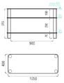 Metaldesign MD 507 plazma хромированные ножки - дымчатое стекло Тумба под телевизор артикул X33964557-1-2
