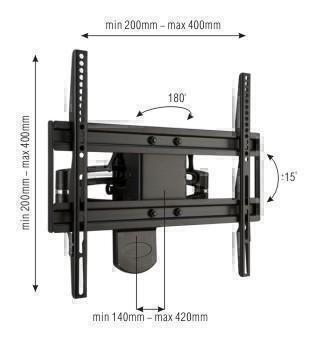 Крепления для телевизоров Металлдизайн (Metaldesign) MD 3430 черный артикул X33929379-1