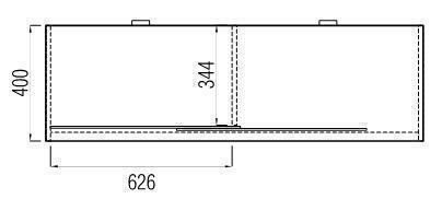 Тумбы под телевизор Металлдизайн (Metaldesign) MD 522.1310 дымчатое стекло-чёрный артикул X33964239-1-4