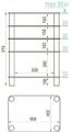 Metaldesign MD 108-5 дымчатое стекло-хром Стойка под аппаратуру артикул X33965879-1-2