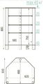 Стойки под аппаратуру Металлдизайн (Metaldesign) MD 112 дымчатое стекло-хром артикул X33965781-1-2